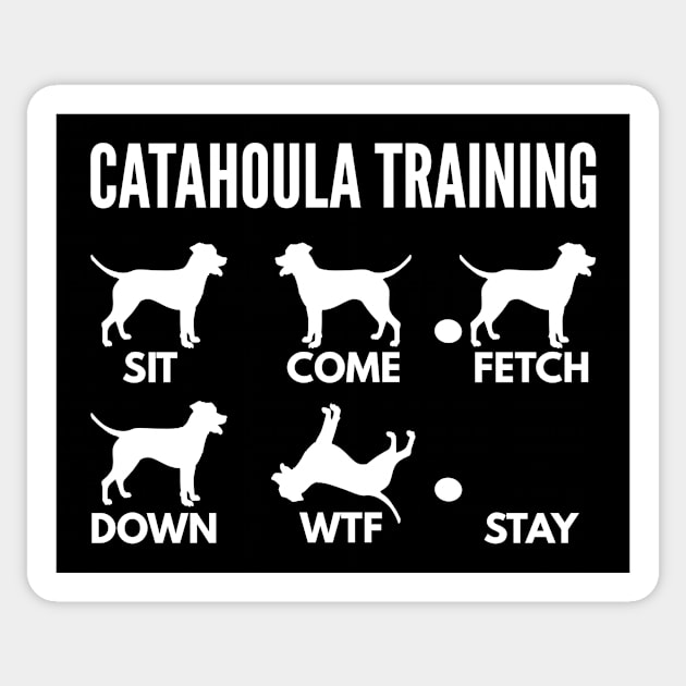 Catahoula Leopard Dog Training Catahoula Cur Tricks Sticker by DoggyStyles